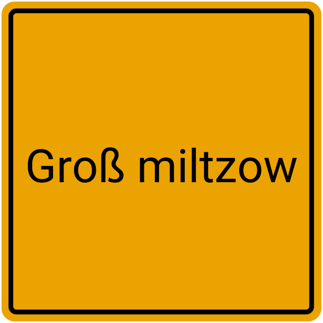 Meldebestätigung Groß Miltzow